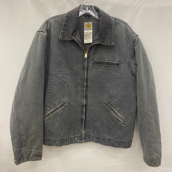 Carhartt Other - Carhartt- Vintage J97 Detroit Jacket, Blanket Lined, Full Zip- Gray/ Blue- XLT